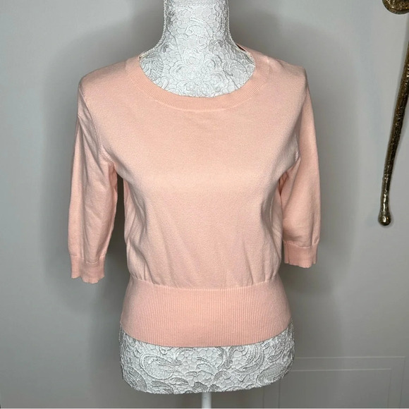 Leith Sweaters - Leith Peach 3/4 Sweater Sz. S
